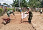 Wujudkan Ketahanan Pangan, Babinsa Koramil 1701-01/Sentani Turun ke Kebun Bangkitkan Semangat Bertani
