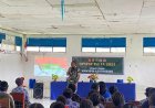 Pasiter Kodim 1702/Jayawijaya Tanamkan Wawasan Kebangsaan kepada Pelajar SMP Negeri Kurulu