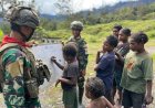 Papua Melek, Langkah Kecil Satgas Yonif 732/Banau Menyalakan Cahaya Pendidikan di Ulipiah