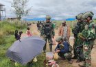 Satgas Marinir Borong Hasil Panen Papua, Petani Pasir Putih Bersyukur