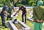 HUT Korem 172/PWY, Dandim 1701/Jayapura Turut Ziarah Tabur Bunga Hormati Jasa Pahlawan
