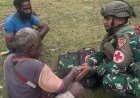 Satgas Yonif 732/Banau: Kesehatan Door to Door di Pedalaman Papua