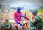 Satgas 113/JS Hadirkan Pelayanan Kesehatan di Bilai, Papua Tengah