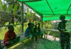 Satgas Yonif 732/Banau Gelar "Papua Melek" Tingkatkan Literasi di Kampung Jampul