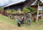 TNI Ambobera: Gotong Royong Bersama Warga Rawat Rumah Ibadah Papua