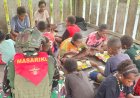 Satgas Masariku Gizi Anak Papua di Pedalaman Mumugu