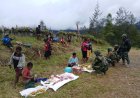 Ksatria Jaya Borong Tani Mama Papua, TNI Jadi Penopang Ekonomi Lokal