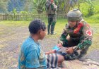 Satgas Banau Hadirkan Senyum Sehat di Kampung Marilaukin, Papua Tengah