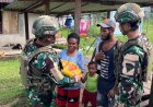 Satgas Marinir Tebar Berkah di Kampung Sorry Papua, Warga Terbantu