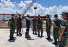 Pangdam XXIV/MT Dampingi Sekjen Kemhan Tinjau Pengembangan Yonif TP 861/MK di Wanam