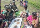 Satgas Banau Hadirkan Pasar di Kampung, Petani Papua Sambut Gembira