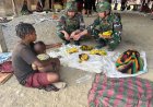 Satgas Yonif 142/KJ Geliatkan Ekonomi Papua Lewat Borong Hasil Tani