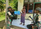 Marinir Hadirkan Kemanusiaan: Jenguk Ibu Melahirkan di Perbatasan Papua