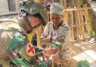 TNI Beri Layanan Kesehatan Gratis, Warga Intan Jaya Sambut Hangat