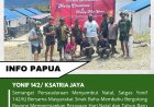 Natal Damai di Papua: TNI dan Warga Sinak Bersatu Erat