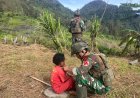 Satgas Yonif 732/Banau Bawa Layanan Kesehatan Gratis ke Perbatasan Papua