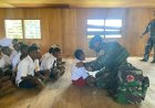 TNI Pastikan Siswa Sehat Sebelum Belajar di Papua