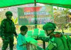 Banau Berbagi: Satgas Yonif 732 Hadirkan Senyum di Kampung Jampul