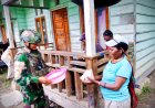 Satgas Yonif 113/JS Hadirkan Kebaikan Natal Lewat Santapan Hangat di Intan Jaya