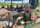 Peduli Kesehatan Masyarakat, Satgas Pamtas RI-PNG Statis Yonif 753/AVT Selalu Hadir Dengan Cepat Untuk Masyarakat
