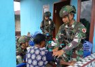 Satgas Marinir Beri Layanan Kesehatan Gratis di Perbatasan Papua Barat Daya