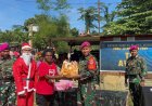 Natal Penuh Berkah: Marinir Yonif 10 Berbagi Kasih di Ayata
