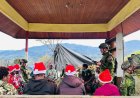 Yonif 600/Modang Hadirkan Natal Penuh Kasih di Ilaga, Papua