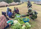 TNI Lanny Jaya: Kebersamaan di Kebun Eratkan Hati Mama Papua