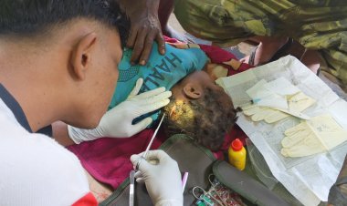 Satgas 113/JS Bawa Harapan Sehat ke Homeyo Lewat Layanan Medis Keliling