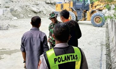 TNI-Polri dan BPBD Gencar Bersihkan Longsor, Akses Vital Jayapura Segera Dibuka