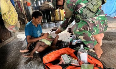 Bergerak Jangkau Daerah Terpencil, TNI Hadirkan Pelayanan Kesehatan Gratis