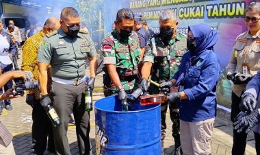 Kodim Jayapura Bersinergi Cegah Peredaran Barang Ilegal