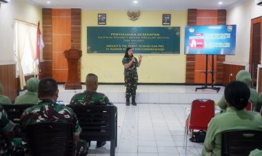 Penyuluhan HIV-AIDS Dalam Rangka HUT KOWAD ke-64, Dandim Jayapura: Jangan Beri Stigma Negatif pada ODHA