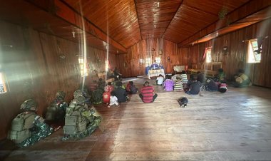 Satgas Banau dan Warga Mamere Bersatu dalam Ibadah, Perkuat Papua Tengah