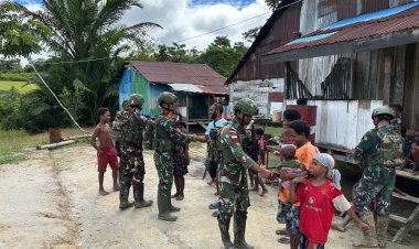 Anjangsana Pererat Hubungan Masyarakat dan TNI Dalam Menyambut Damai Natal