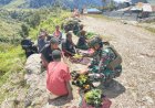 Satgas Yonif 400 Borong Hasil Kebun Warga Nduga, Gerakkan Ekonomi Lokal