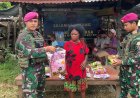 TNI Marinir SBY Pererat Kebersamaan Warga Perbatasan Lewat Jumat Berkah