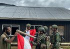 Merah Putih Baru Berkibar di Lanny Jaya, TNI Perkuat Nasionalisme Papua