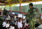 Satgas TNI Semai Asa Pendidikan Papua di Pedalaman Nduga