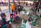 Satgas Yonif 142 Borong Dagangan Mama Papua, Bangkitkan Ekonomi Lokal