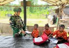 Garda Depan Papua: Marinir Bagikan Senyum Lewat Perlengkapan Sekolah