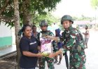 Marinir Berbagi Berkah di Perbatasan Papua: Senyum Warga Susumuk Mengembang