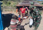 Prajurit TNI Tebar Gizi dan Harapan di Pedalaman Papua