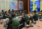 Kodam XXIV/Mandala Trikora Gelar Rapat Penyusunan Rentinkon Kotama Ops TNI Kewilayahan Secara Hybrid