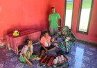 Marinir Datangi Rumah Warga, Satgas Yonif 10 Marinir/SBY Gelar Layanan Kesehatan Door to Door di Kampung Aisa