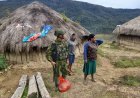 Satgas Yonif 408/Sbh Jalin Kehangatan Humanis Bersama Mama Papua