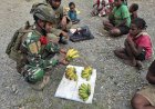 Satgas TNI Bangkitkan Ekonomi Perbatasan Papua Lewat Program Borong Hasil Tani