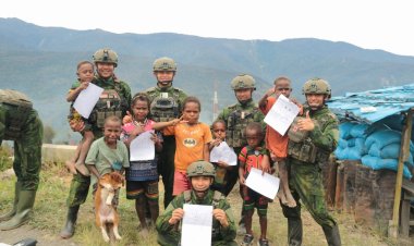 TNI Antang: Cerdaskan Generasi Papua Lewat Edukasi Ceria di Sugapa