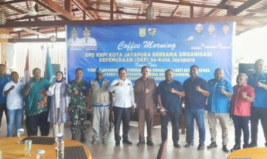 Coffee Morning KNPI Kota Jayapura, Danramil Abepura Dorong Konsolidasi Pemuda dan Penataan Organisasi