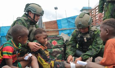 Senyum Sehat Anak Papua: Satgas Yonif 631 Edukasi Gigi di Sugapa